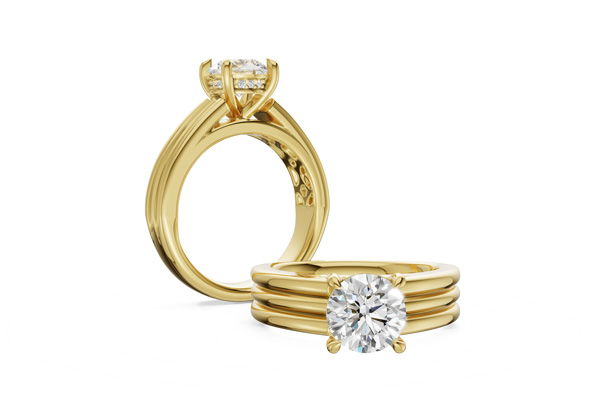 14KT Gold Semi-Mount Engagement Ring