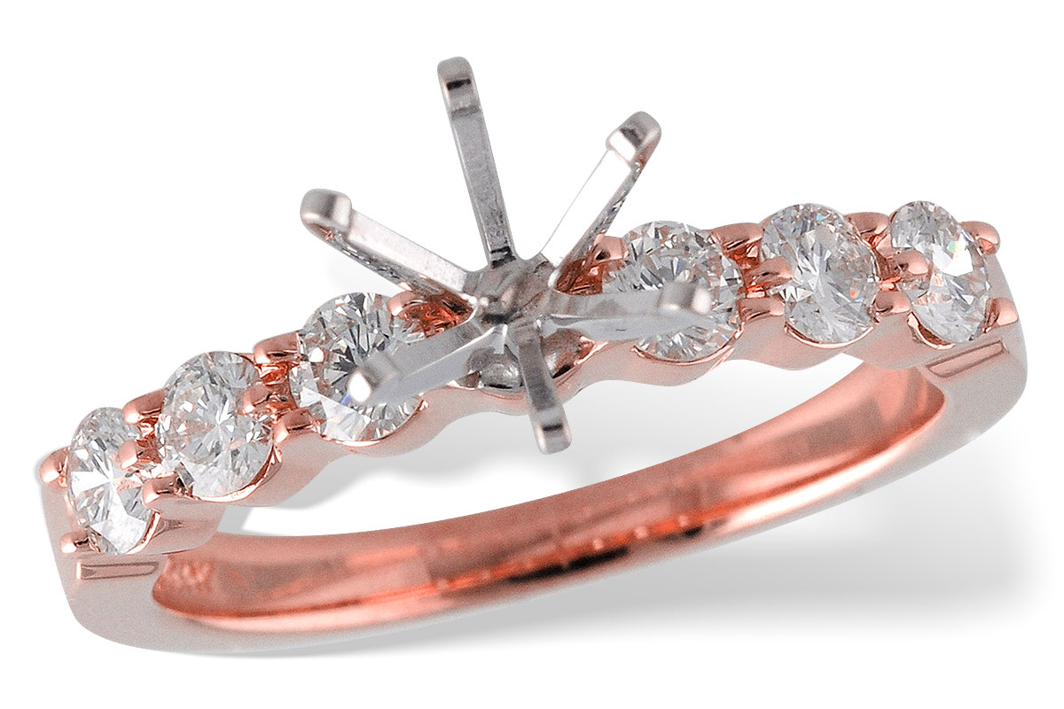 14KT Gold Semi-Mount Engagement Ring