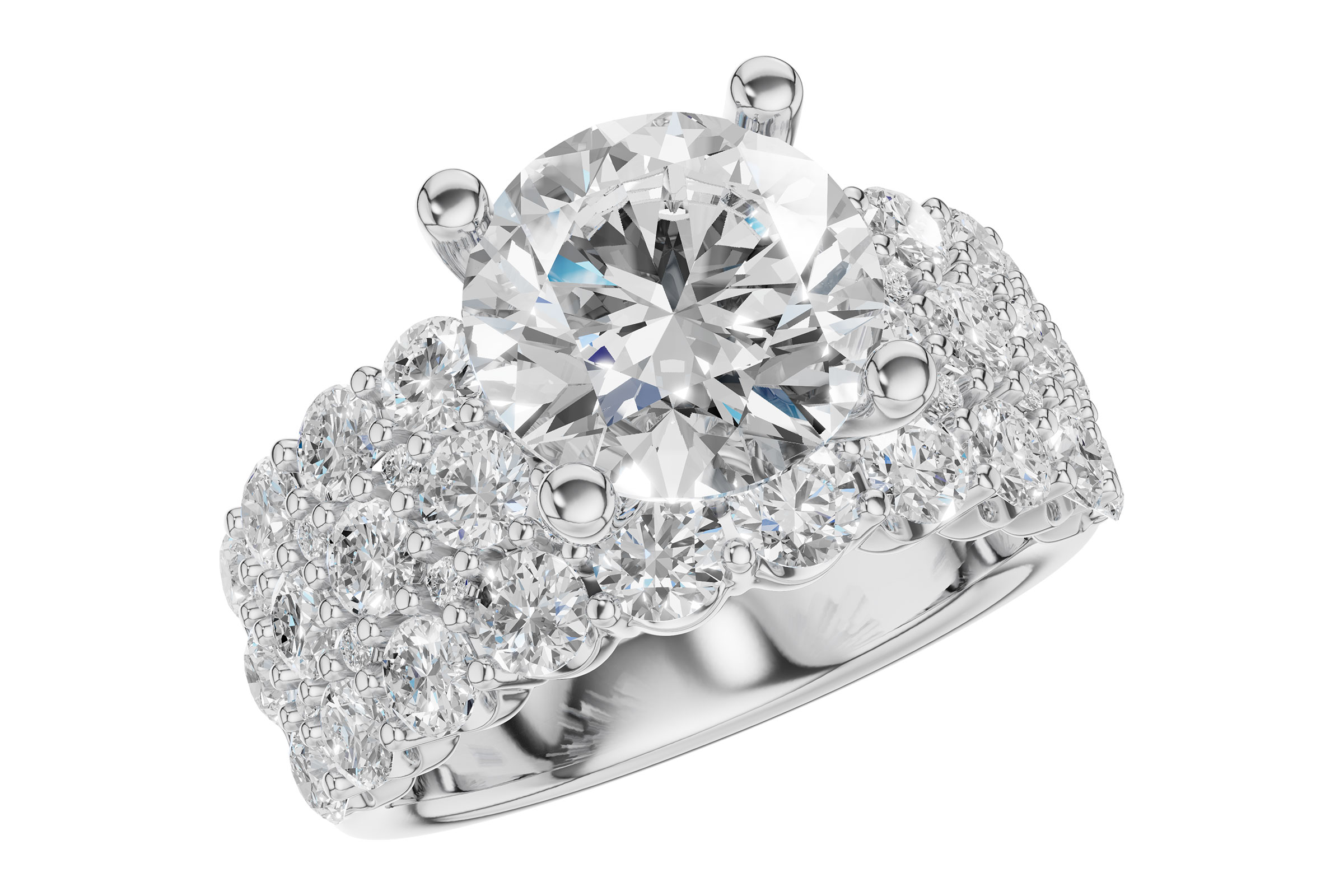 14KT Gold Semi-Mount Engagement Ring