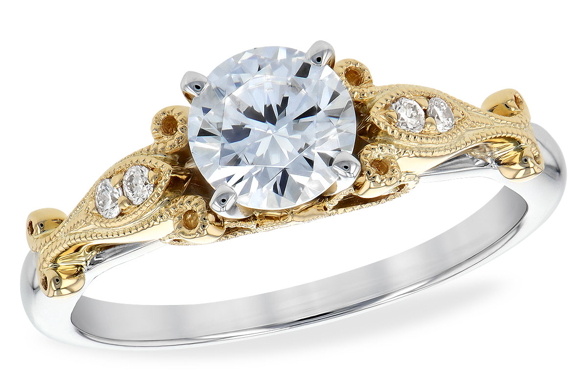 14KT Gold Semi-Mount Engagement Ring