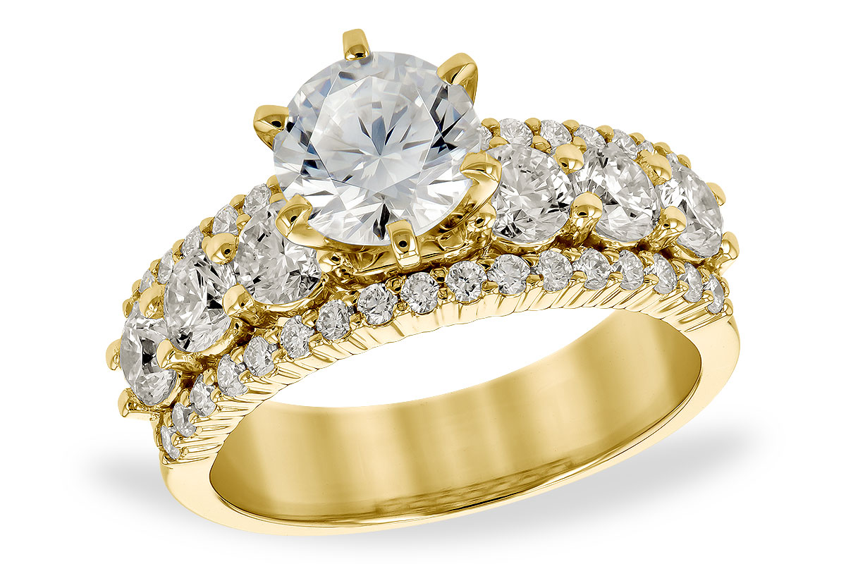 14KT Gold Semi-Mount Engagement Ring