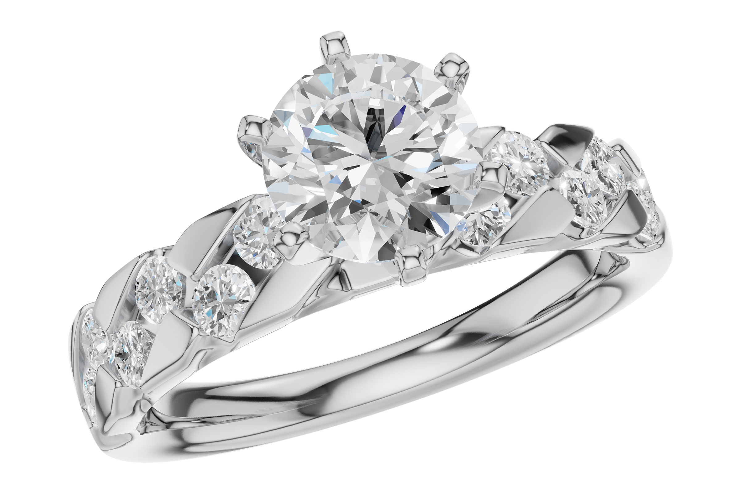 14KT Gold Semi-Mount Engagement Ring