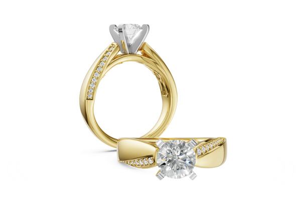 14KT Gold Semi-Mount Engagement Ring