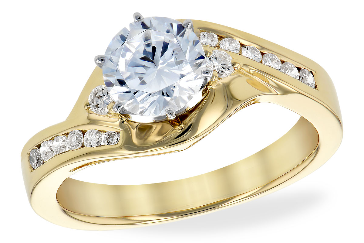 14KT Gold Semi-Mount Engagement Ring