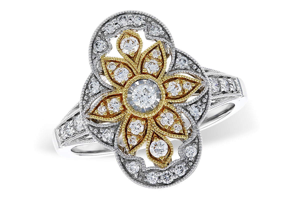 14KT Gold Ladies Diamond Ring