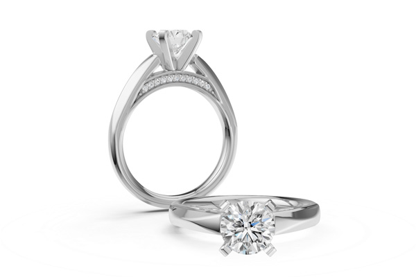 14KT Gold Semi-Mount Engagement Ring