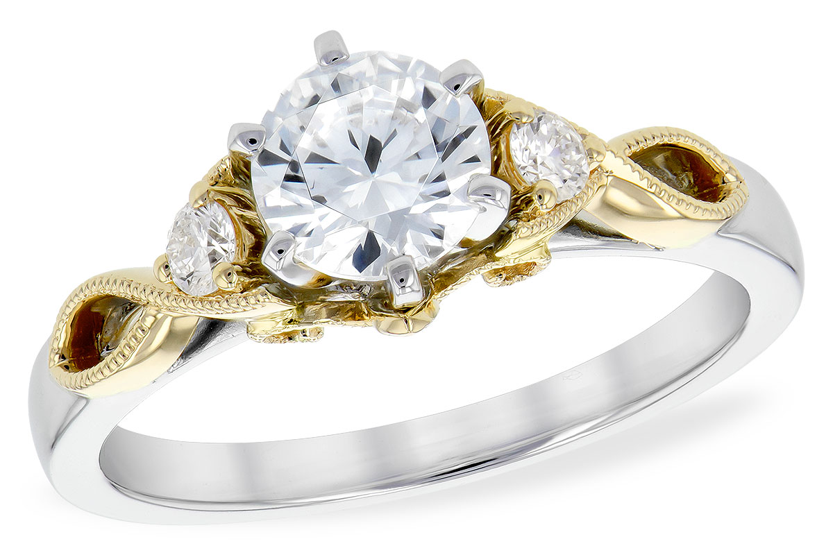 14KT Gold Semi-Mount Engagement Ring