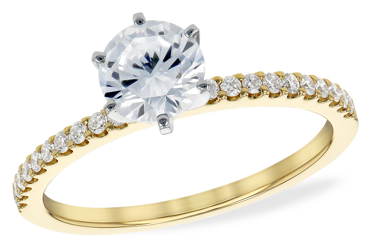 14KT Gold Semi-Mount Engagement Ring