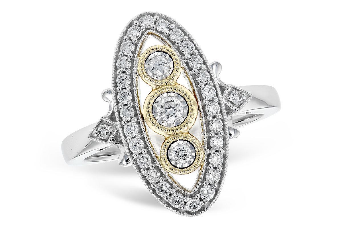 14KT Gold Ladies Diamond Ring