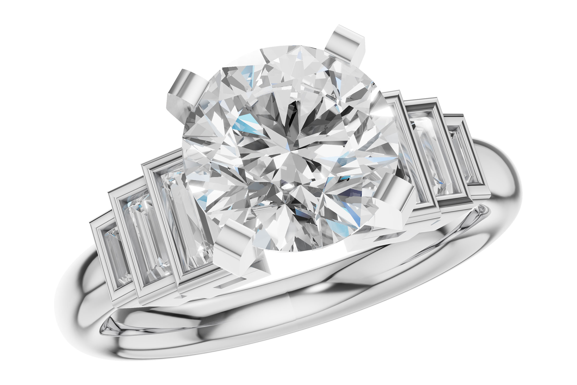 14KT Gold Semi-Mount Engagement Ring