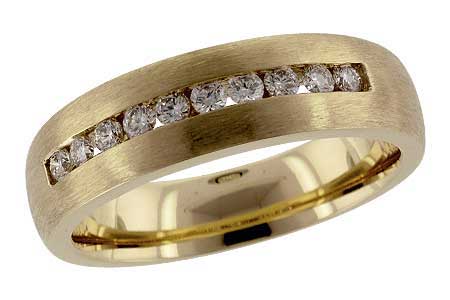 14KT Gold Mens Wedding Ring