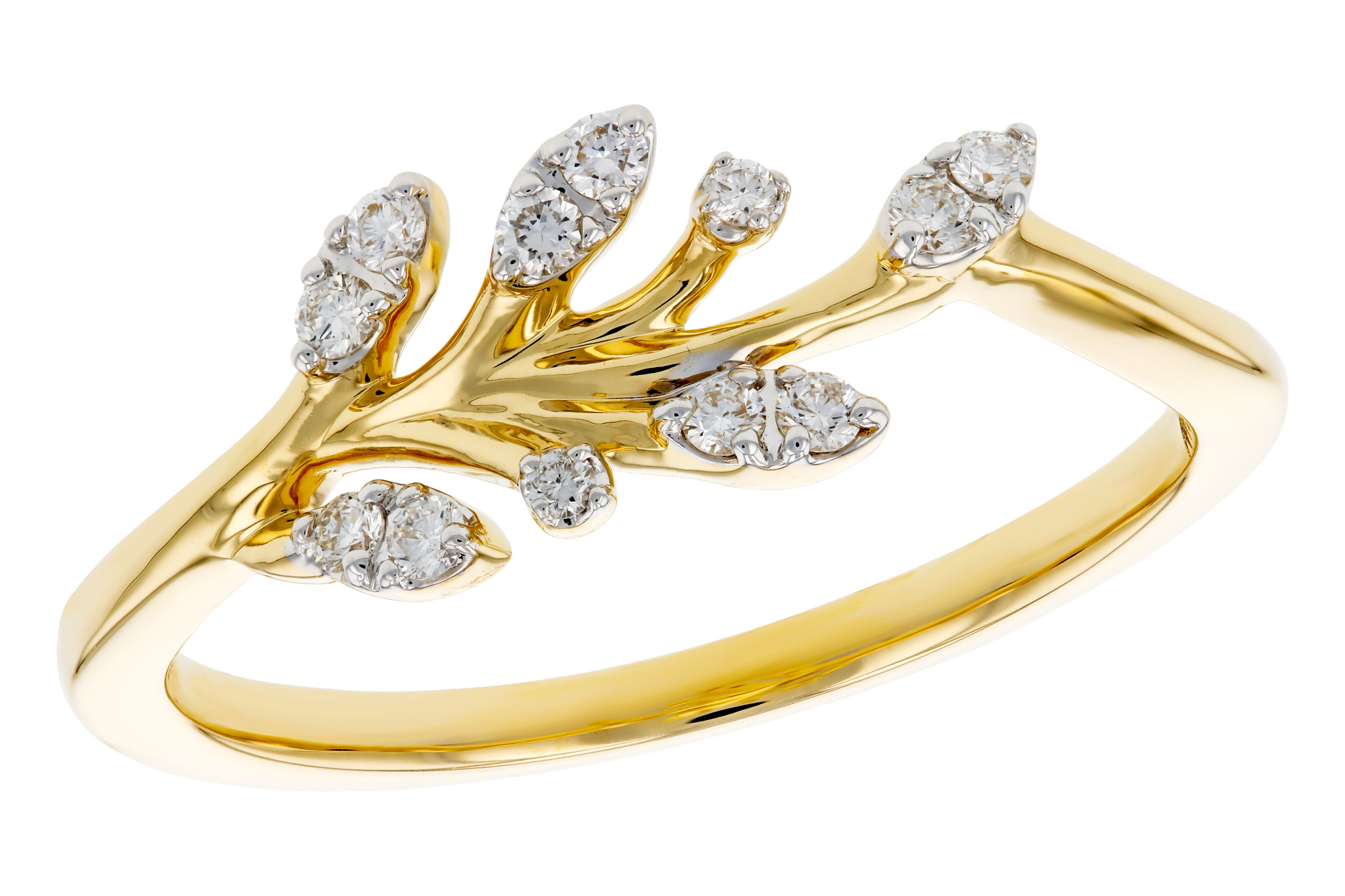 14KT Gold Ladies Diamond Ring