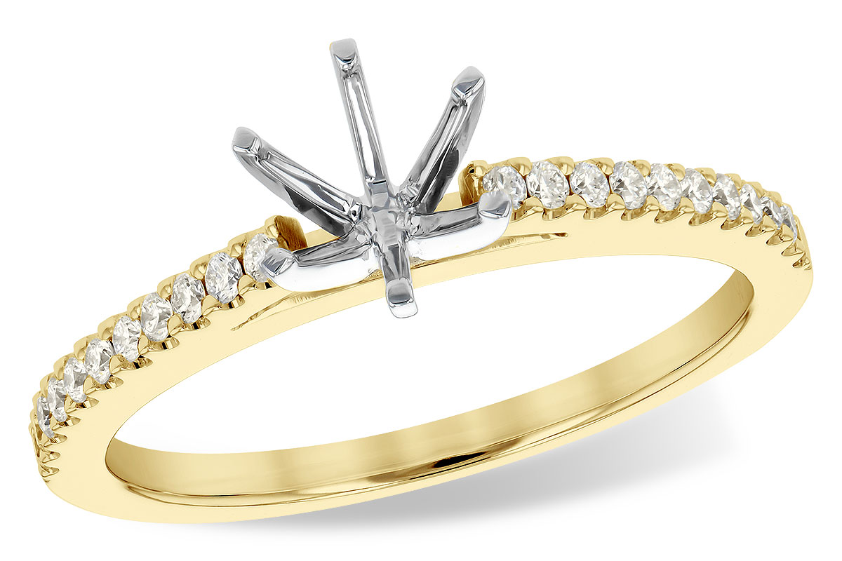 14KT Gold Semi-Mount Engagement Ring